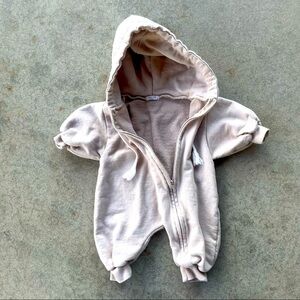 At Noon French terry baby hooded sweatshirt suit